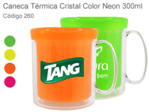 Caneca Térmica Personalizável 300ml - Cristal